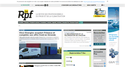 Desktop Screenshot of la-revue-pratique-du-froid.com